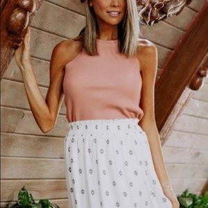 NWT Bohme Knit Halter Tank